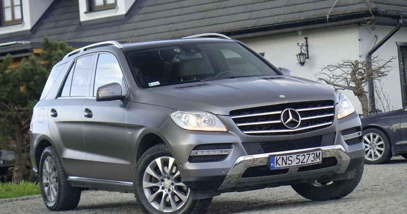 Mercedes-Benz ML cena 75700 przebieg: 228000, rok produkcji 2012 z Otmuchów małe 781